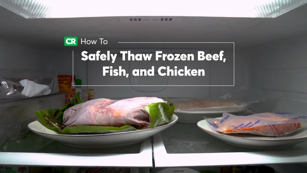 How To Safely Thaw Frozen Beef, Fish, and Chicken | Consumer Reports 1