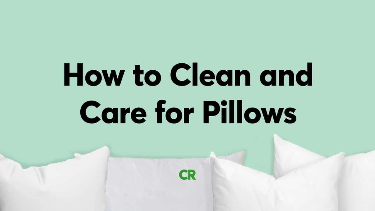 How to Clean and Care for Pillows Consumer Reports Easy & Painless