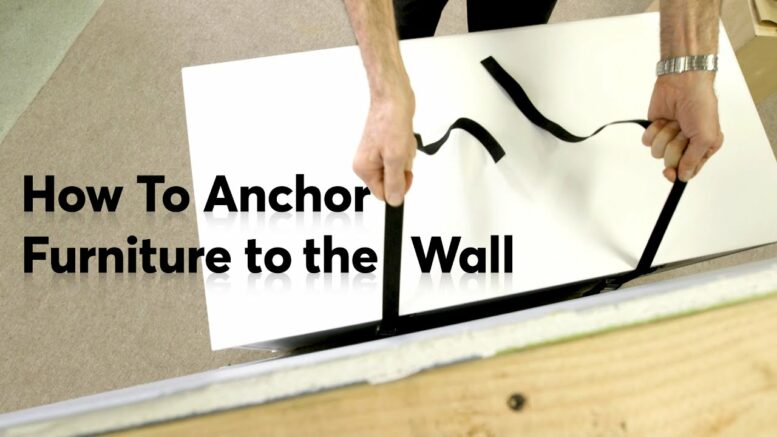 How To Anchor Furniture To The Wall | Consumer Reports 1