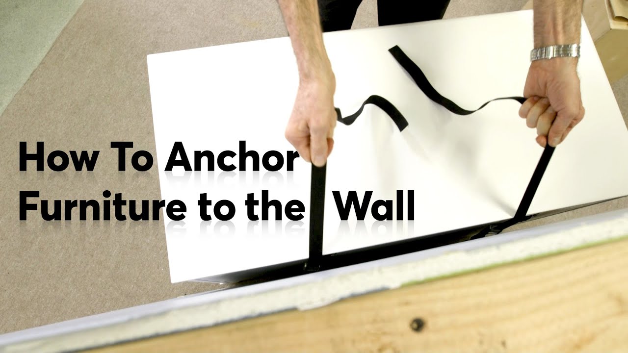 How to Anchor Furniture to the Wall Consumer Reports Easy