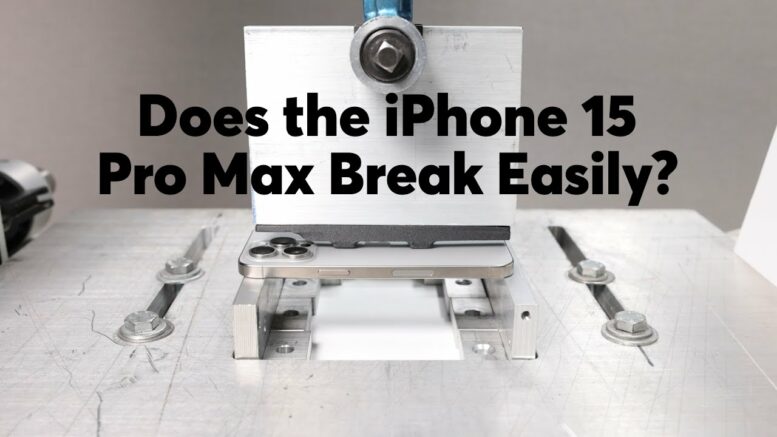Does The Iphone 15 Pro Max Break Easily? We Test The Claim | Consumer Reports 1