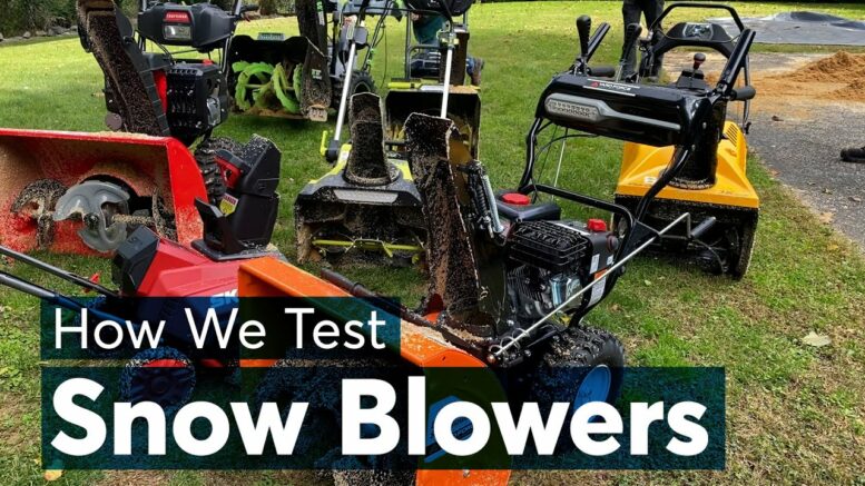 How Consumer Reports Tests Snow Blowers | Consumer Reports 1
