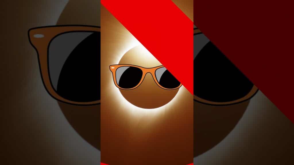 Watch Out For Counterfeit Eclipse Glasses! #shorts 1