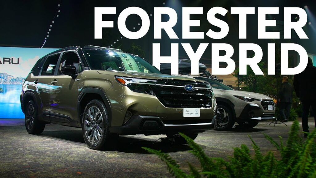 2025 New York Auto Show: 2025 Subaru Forester Hybrid | Consumer Reports 1