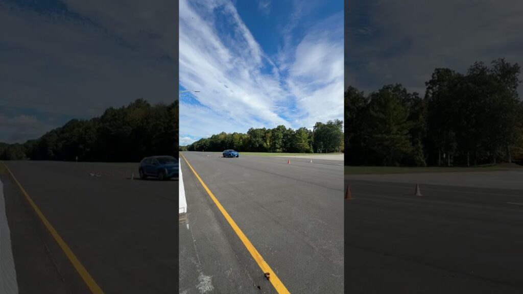 SOUND ON! 2025 Cadillac Optiq going through our avoidance maneuver evaluation 1