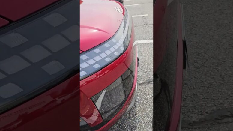 Hyundai Ioniq 9 At Tesla Supercharger 1