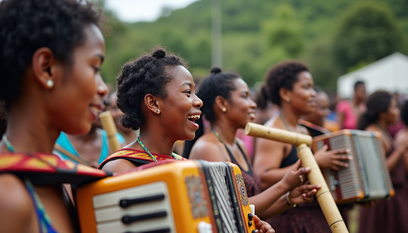 Relive the Music of Dominica: 2026 Heartfelt Stories Told Musicians playing instruments at festival.